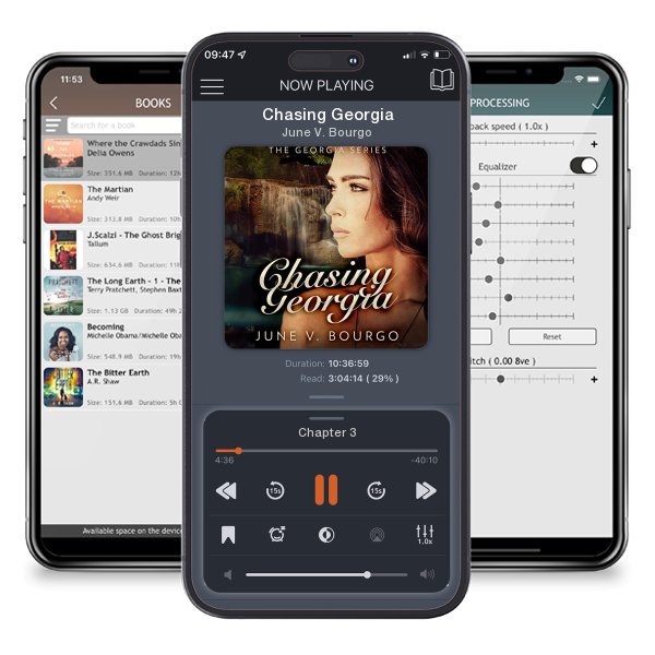 Download fo free audiobook Chasing Georgia by June V. Bourgo and listen anywhere on your iOS devices in the ListenBook app.