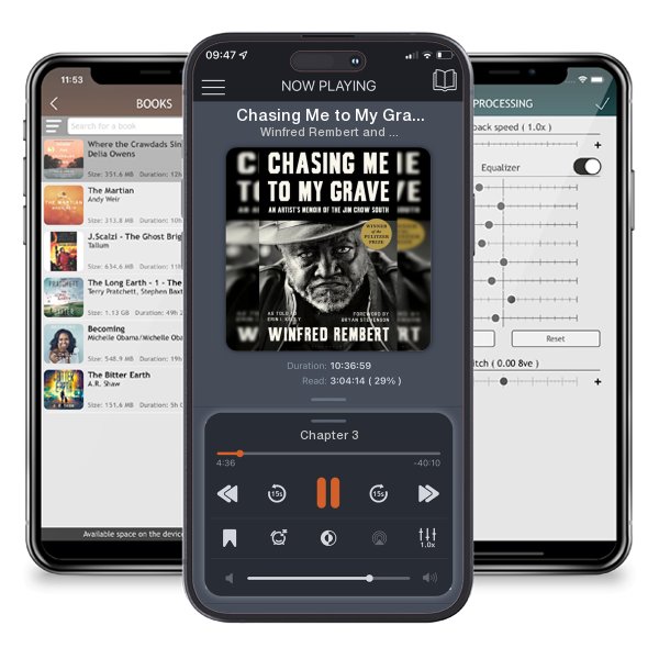 Download fo free audiobook Chasing Me to My Grave: An Artist's Memoir of the Jim Crow... by Winfred Rembert and Erin I. Kelly and listen anywhere on your iOS devices in the ListenBook app.