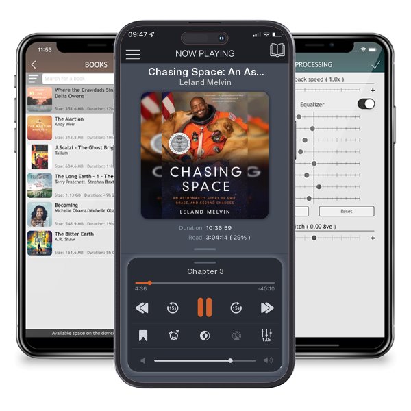 Download fo free audiobook Chasing Space: An Astronaut's Story of Grit, Grace, and... by Leland Melvin and listen anywhere on your iOS devices in the ListenBook app.