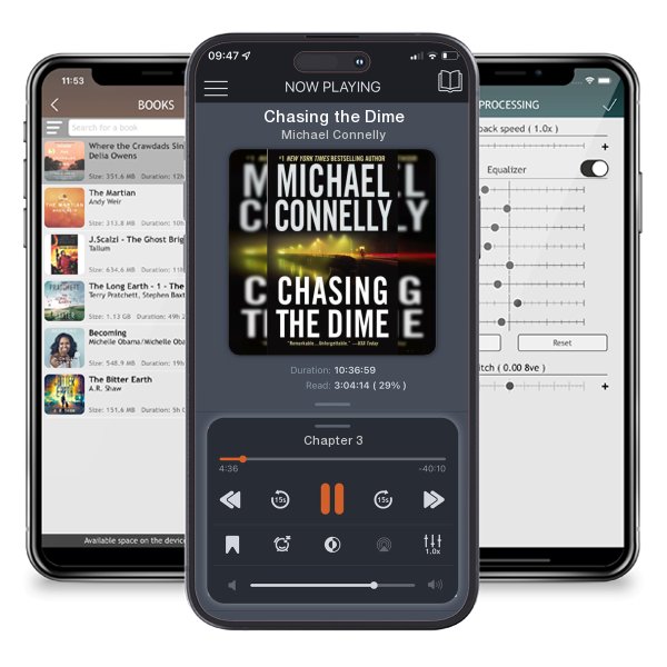 Download fo free audiobook Chasing the Dime by Michael Connelly and listen anywhere on your iOS devices in the ListenBook app.