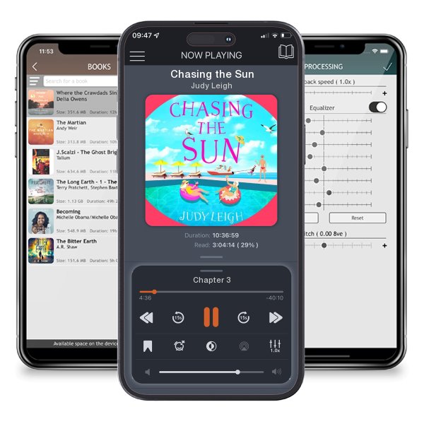 Download fo free audiobook Chasing the Sun by Judy Leigh and listen anywhere on your iOS devices in the ListenBook app.