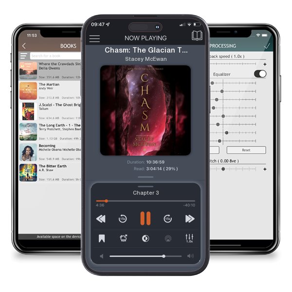 Download fo free audiobook Chasm: The Glacian Trilogy, Book II by Stacey McEwan and listen anywhere on your iOS devices in the ListenBook app.