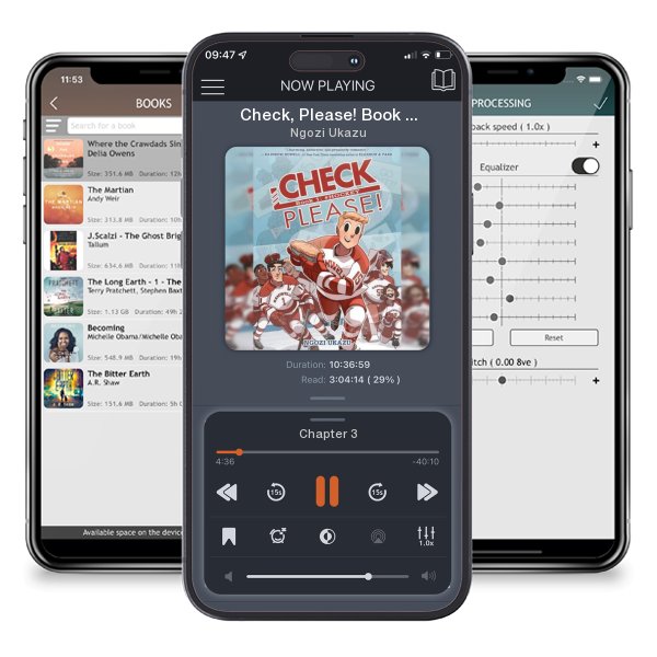 Download fo free audiobook Check, Please! Book 1: # Hockey by Ngozi Ukazu and listen anywhere on your iOS devices in the ListenBook app.