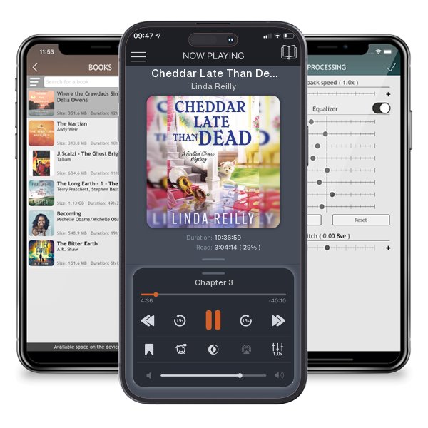 Download fo free audiobook Cheddar Late Than Dead by Linda Reilly and listen anywhere on your iOS devices in the ListenBook app.