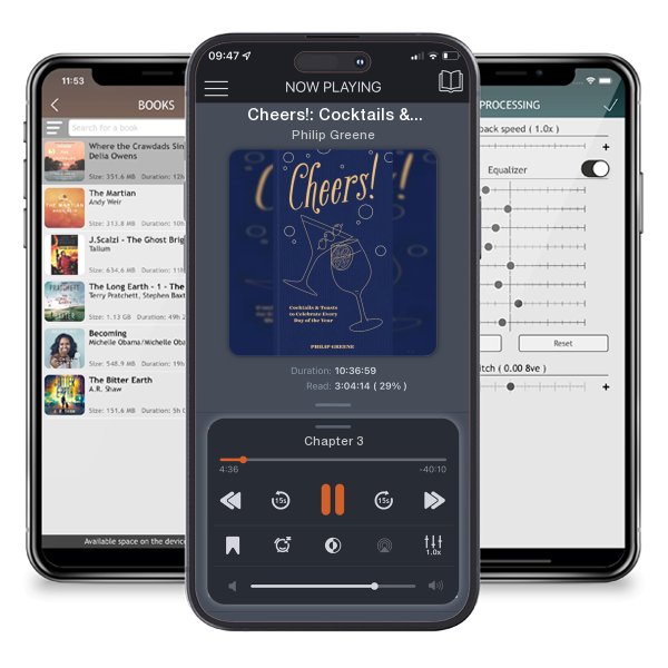 Download fo free audiobook Cheers!: Cocktails & Toasts to Celebrate Every Day of the Year by Philip Greene and listen anywhere on your iOS devices in the ListenBook app.