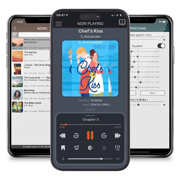 Download fo free audiobook Chef's Kiss by Tj Alexander and listen anywhere on your iOS devices in the ListenBook app.