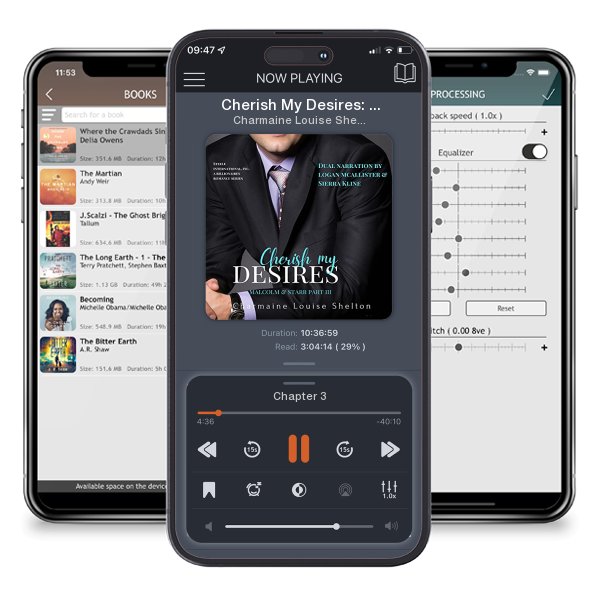 Download fo free audiobook Cherish My Desires: Malcolm & Starr Part III by Charmaine Louise Shelton and listen anywhere on your iOS devices in the ListenBook app.