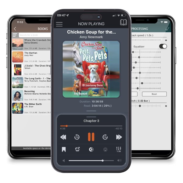 Download fo free audiobook Chicken Soup for the Soul: Pets, Pets, Pets: 101 Entertaining Stories by Amy Newmark and listen anywhere on your iOS devices in the ListenBook app.