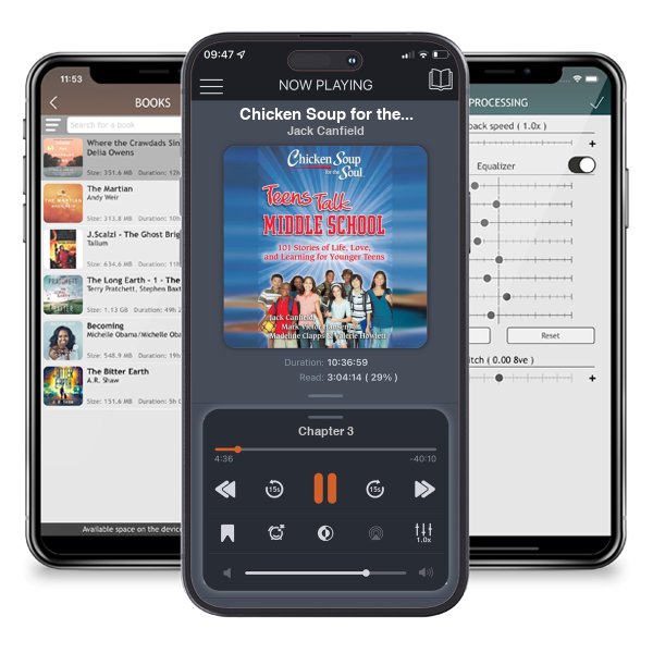 Download fo free audiobook Chicken Soup for the Soul: Teens Talk Middle School: 101 Stories of Life, Love, and Learning for Younger Teens by Jack Canfield and listen anywhere on your iOS devices in the ListenBook app.