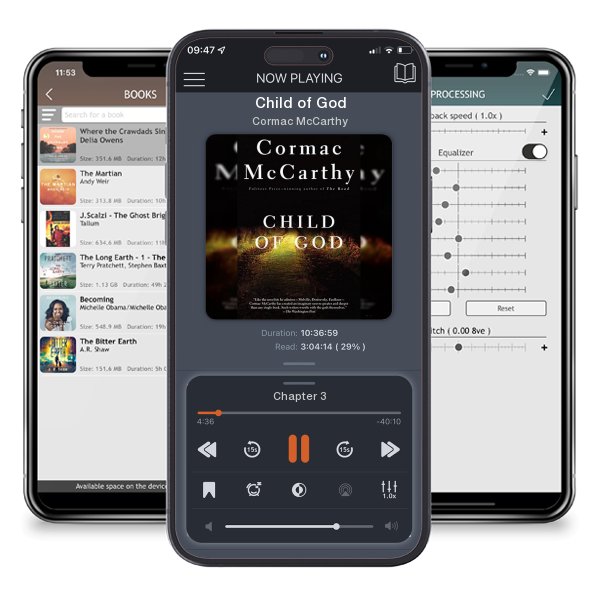 Download fo free audiobook Child of God by Cormac McCarthy and listen anywhere on your iOS devices in the ListenBook app.