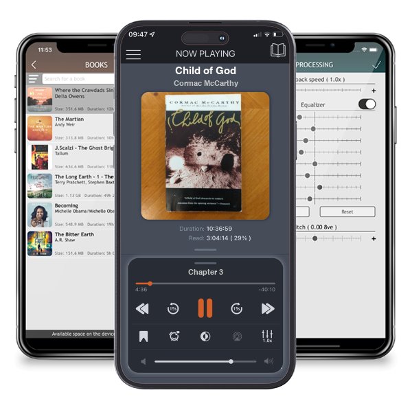 Download fo free audiobook Child of God by Cormac McCarthy and listen anywhere on your iOS devices in the ListenBook app.