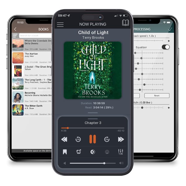 Download fo free audiobook Child of Light by Terry Brooks and listen anywhere on your iOS devices in the ListenBook app.