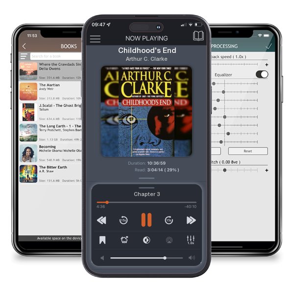Download fo free audiobook Childhood's End by Arthur C. Clarke and listen anywhere on your iOS devices in the ListenBook app.