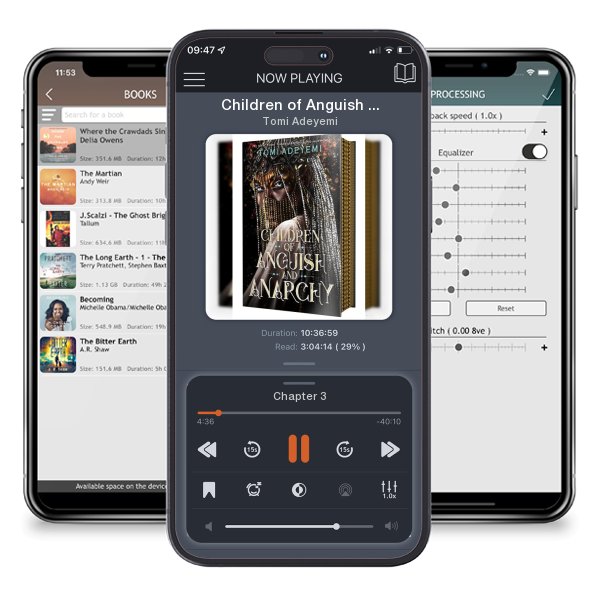 Download fo free audiobook Children of Anguish and Anarchy by Tomi Adeyemi and listen anywhere on your iOS devices in the ListenBook app.