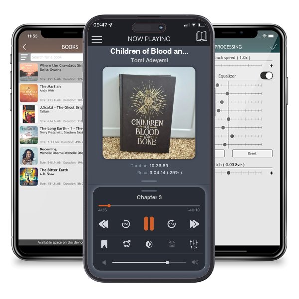 Download fo free audiobook Children of Blood and Bone by Tomi Adeyemi and listen anywhere on your iOS devices in the ListenBook app.