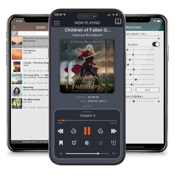 Download fo free audiobook Children of Fallen Gods by Carissa Broadbent and listen anywhere on your iOS devices in the ListenBook app.