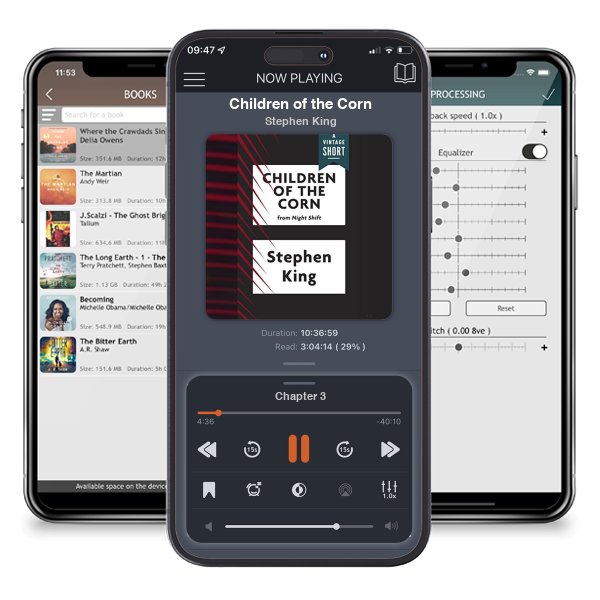 Download fo free audiobook Children of the Corn by Stephen King and listen anywhere on your iOS devices in the ListenBook app.