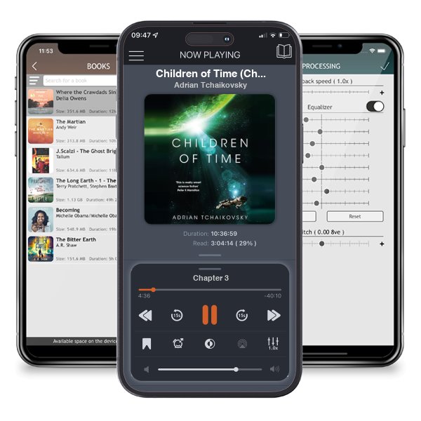 Download fo free audiobook Children of Time (Children of Time, #1) by Adrian Tchaikovsky and listen anywhere on your iOS devices in the ListenBook app.