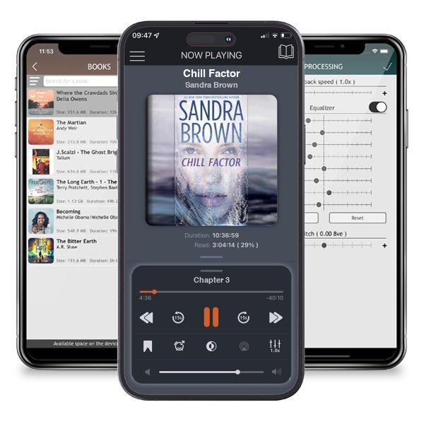 Download fo free audiobook Chill Factor by Sandra Brown and listen anywhere on your iOS devices in the ListenBook app.