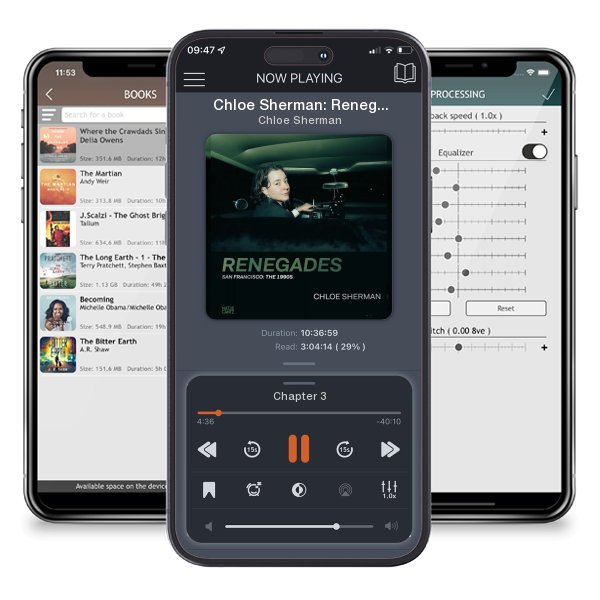 Download fo free audiobook Chloe Sherman: Renegades: San Francisco: The 1990s by Chloe Sherman and listen anywhere on your iOS devices in the ListenBook app.