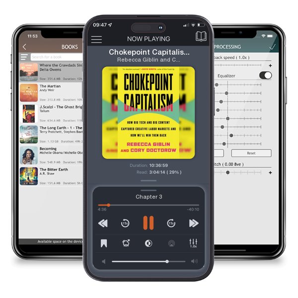Download fo free audiobook Chokepoint Capitalism: How Big Tech and Big Content Captured... by Rebecca Giblin and Cory Doctorow and listen anywhere on your iOS devices in the ListenBook app.