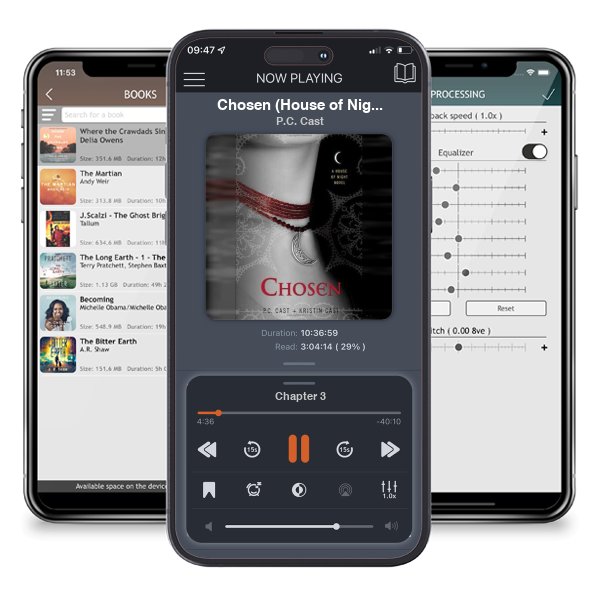 Download fo free audiobook Chosen (House of Night, #3) by P.C. Cast and listen anywhere on your iOS devices in the ListenBook app.