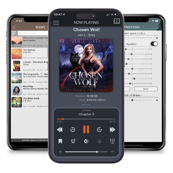 Download fo free audiobook Chosen Wolf by Jen L. Grey and listen anywhere on your iOS devices in the ListenBook app.