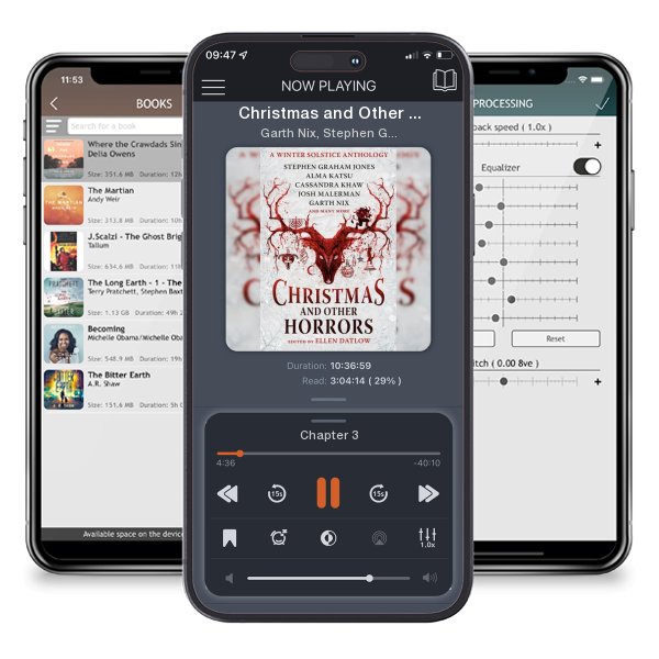 Download fo free audiobook Christmas and Other Horrors: An Anthology of Solstice Horror by Garth Nix, Stephen Graham Jones, et al. and listen anywhere on your iOS devices in the ListenBook app.
