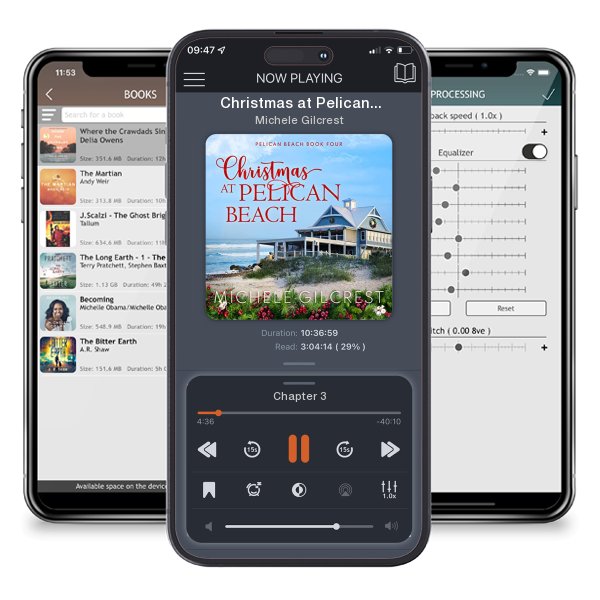 Download fo free audiobook Christmas at Pelican Beach by Michele Gilcrest and listen anywhere on your iOS devices in the ListenBook app.