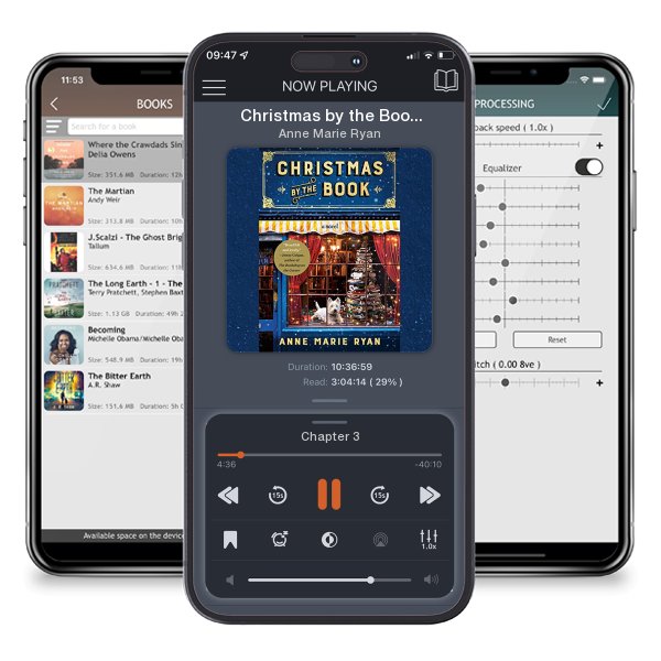Download fo free audiobook Christmas by the Book by Anne Marie Ryan and listen anywhere on your iOS devices in the ListenBook app.