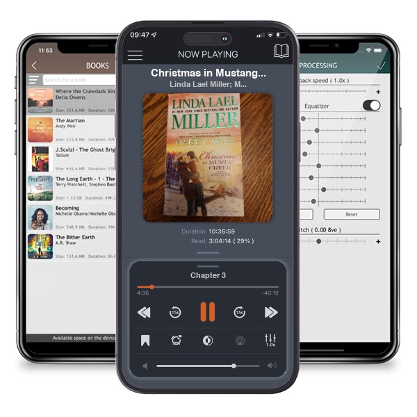 Download fo free audiobook Christmas in Mustang Creek by Linda Lael Miller; Maisey Yates and listen anywhere on your iOS devices in the ListenBook app.