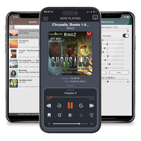 Download fo free audiobook Chrysalis, Books 1-3: A LitRPG Adventure Box Set by RinoZ and listen anywhere on your iOS devices in the ListenBook app.