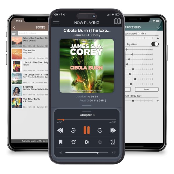 Download fo free audiobook Cibola Burn (The Expanse, #4) by James S.A. Corey and listen anywhere on your iOS devices in the ListenBook app.