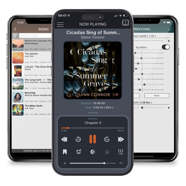 Download fo free audiobook Cicadas Sing of Summer Graves by Quinn Connor and listen anywhere on your iOS devices in the ListenBook app.
