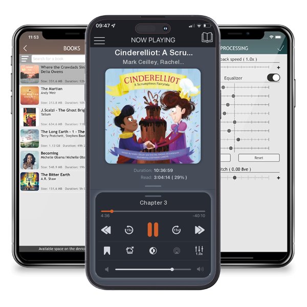 Download fo free audiobook Cinderelliot: A Scrumptious Fairytale by Mark Ceilley, Rachel Smoka-Richardson, et al. and listen anywhere on your iOS devices in the ListenBook app.