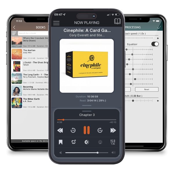 Download fo free audiobook Cinephile: A Card Game by Cory Everett and Steve Isaacs and listen anywhere on your iOS devices in the ListenBook app.