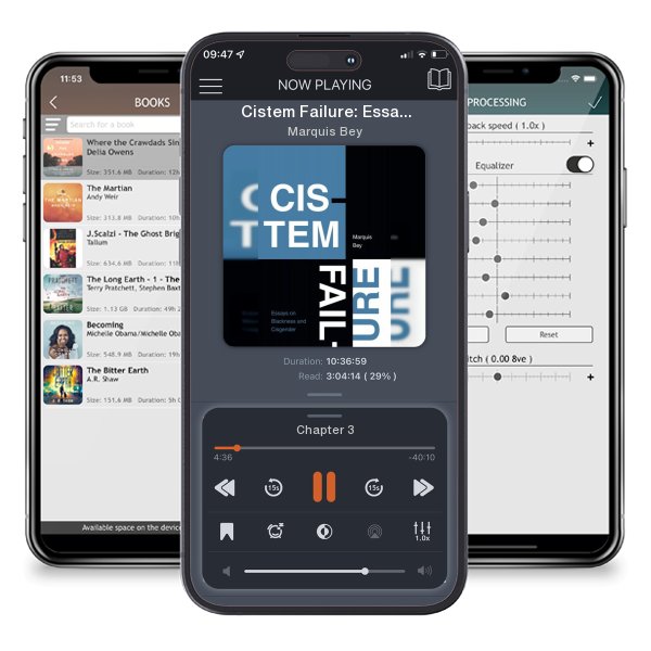 Download fo free audiobook Cistem Failure: Essays on Blackness and Cisgender by Marquis Bey and listen anywhere on your iOS devices in the ListenBook app.