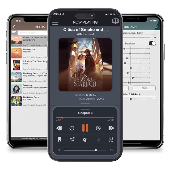 Download fo free audiobook Cities of Smoke and Starlight: A Science Fantasy Romance Series (Gate Chronicles Book 1) by Alli Earnest and listen anywhere on your iOS devices in the ListenBook app.
