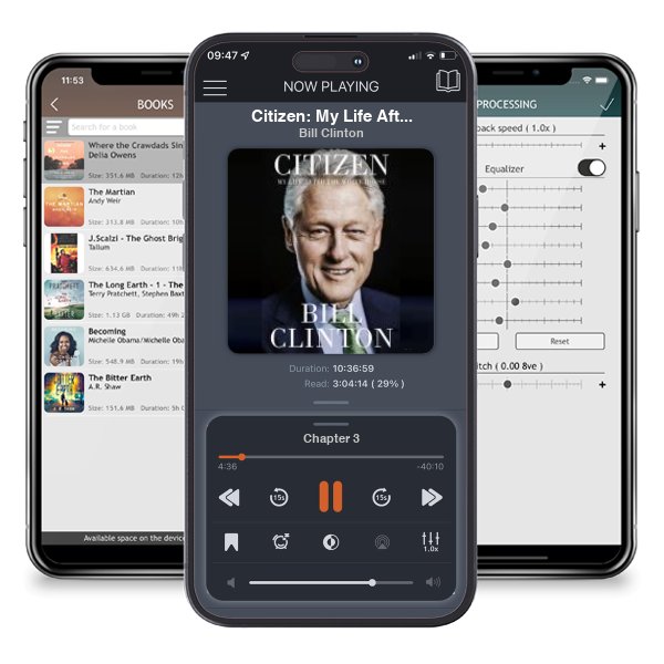 Download fo free audiobook Citizen: My Life After the White House by Bill Clinton and listen anywhere on your iOS devices in the ListenBook app.