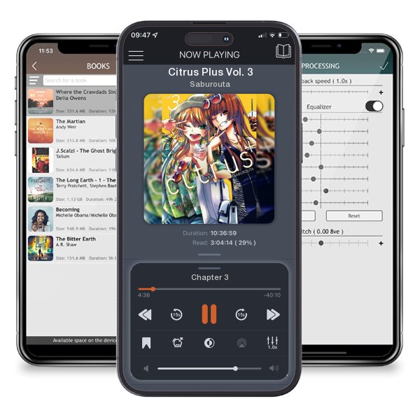 Download fo free audiobook Citrus Plus Vol. 3 by Saburouta and listen anywhere on your iOS devices in the ListenBook app.