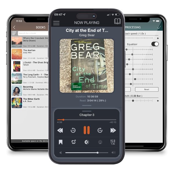 Download fo free audiobook City at the End of Time by Greg Bear and listen anywhere on your iOS devices in the ListenBook app.