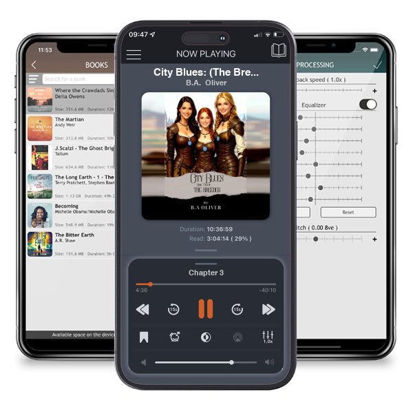 Download fo free audiobook City Blues: (The Breeder Book 2) by B.A. Oliver and listen anywhere on your iOS devices in the ListenBook app.