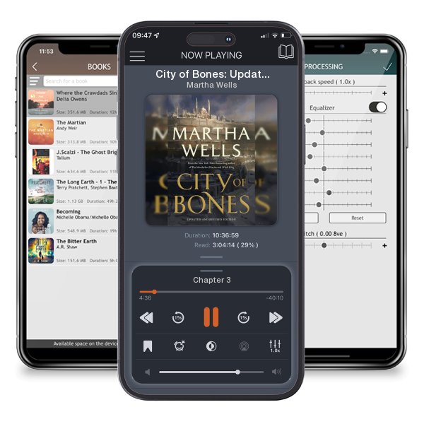 Download fo free audiobook City of Bones: Updated and Revised Edition by Martha Wells and listen anywhere on your iOS devices in the ListenBook app.