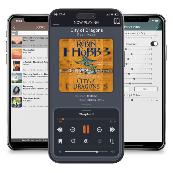 Download fo free audiobook City of Dragons by Robin Hobb and listen anywhere on your iOS devices in the ListenBook app.