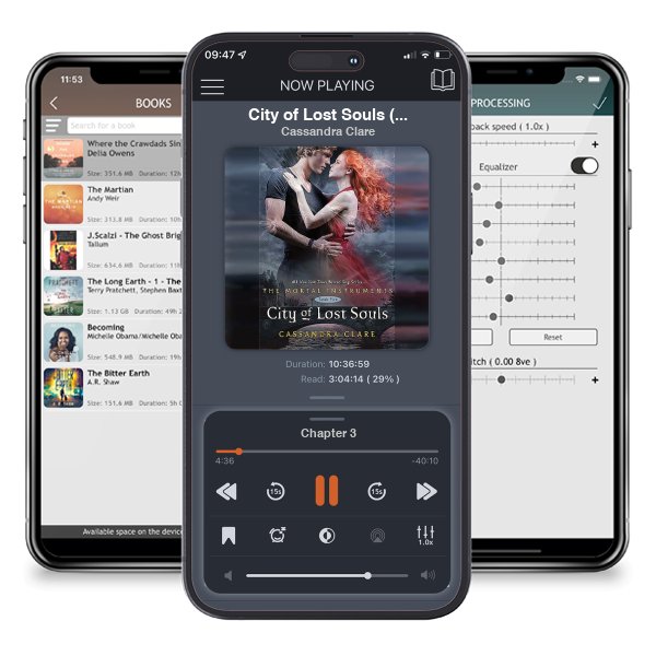 Download fo free audiobook City of Lost Souls (The Mortal Instruments, #5) by Cassandra Clare and listen anywhere on your iOS devices in the ListenBook app.