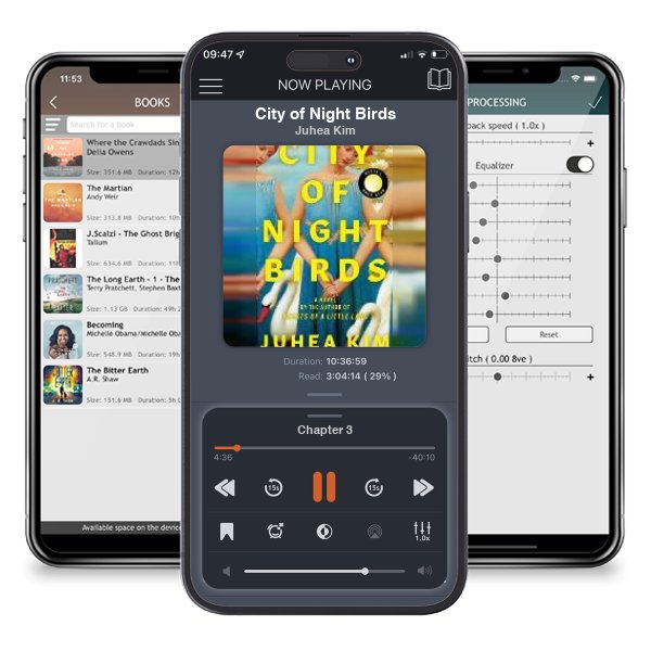 Download fo free audiobook City of Night Birds by Juhea Kim and listen anywhere on your iOS devices in the ListenBook app.