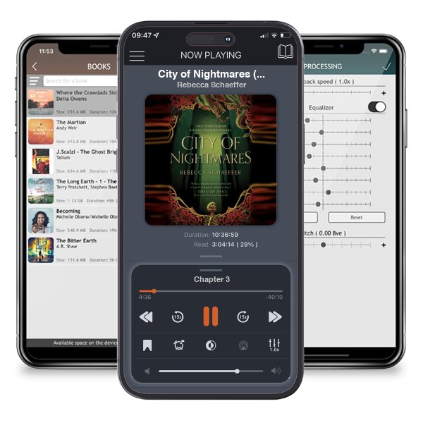 Download fo free audiobook City of Nightmares (City of Nightmares, #1) by Rebecca Schaeffer and listen anywhere on your iOS devices in the ListenBook app.