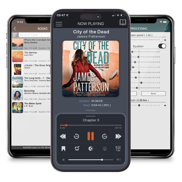 Download fo free audiobook City of the Dead by James Patterson and listen anywhere on your iOS devices in the ListenBook app.