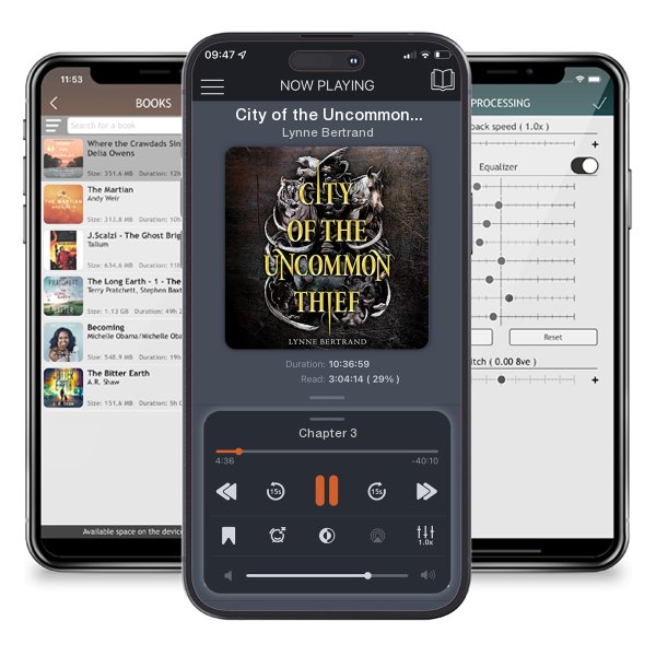 Download fo free audiobook City of the Uncommon Thief by Lynne Bertrand and listen anywhere on your iOS devices in the ListenBook app.