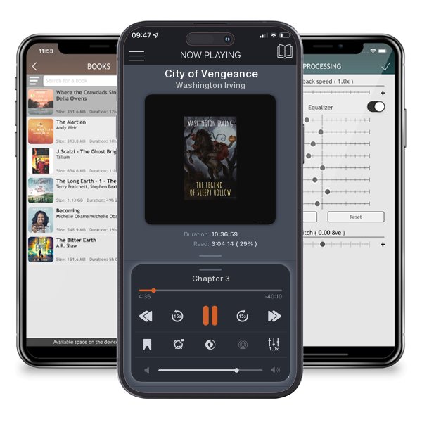 Download fo free audiobook City of Vengeance by Washington Irving and listen anywhere on your iOS devices in the ListenBook app.